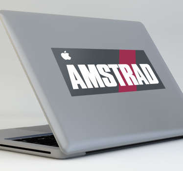 Vinilo decorativo portátil Amstrad - TenVinilo
