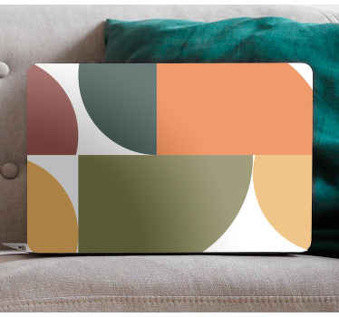 Naklejka na laptopa Abstrakcyjna sztuka geometryczna - TenStickers