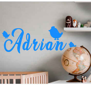 Nimi vauvan poikasilla lintutarra - Tenstickers