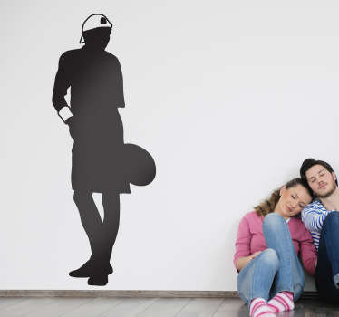 Tennis Serve Wall Sticker - TenStickers