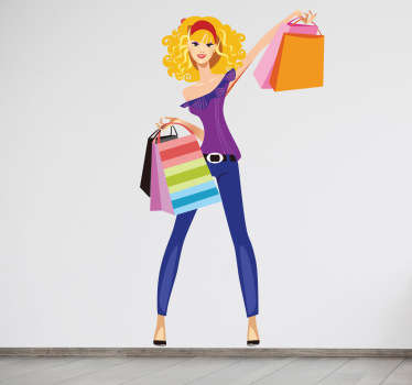 Shopping Erfolgserlebnis Aufkleber - TenStickers