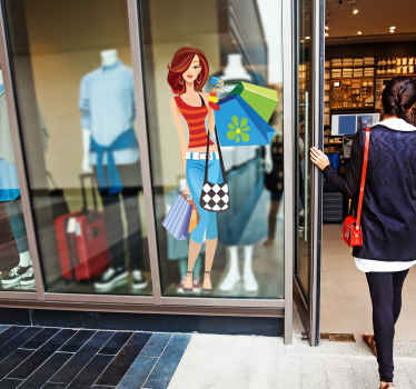 Wandtattoo Shopping - TenStickers