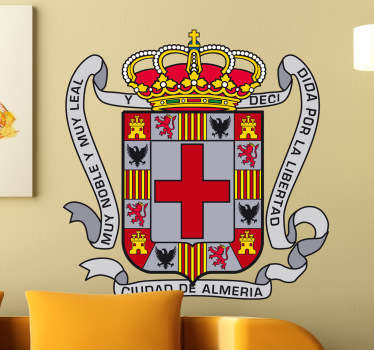 Vinilo decorativo escudo Almería - TenVinilo
