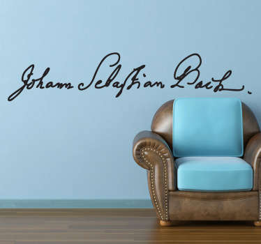 Johann Sebastian Bach Aufkleber - TenStickers