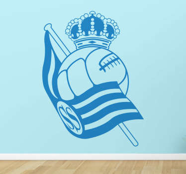 Versión en pegatina a un solo color del escudo del histórico equipo guipuzcoano.