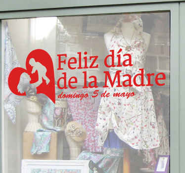 Vinilo decorativo día de la madre - TenVinilo