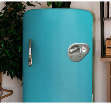 Sticker Frigo Distributeur d'aigue-marine - TenStickers