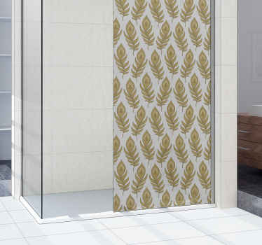 αυτοκόλλητο οθόνης μπλε λουλουδιών γαλοπούλας - TenStickers