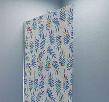 Autocolant mozaic frunze mici duș - TenStickers