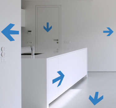 Sticker parking signalisation flèches - TenStickers