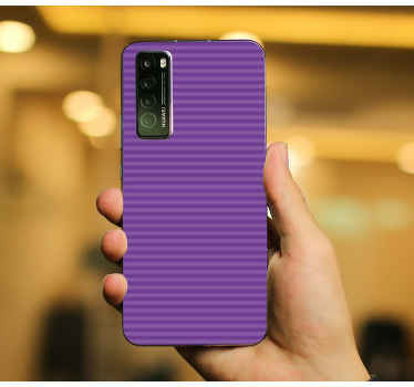 Purple colour with stripes huawei  decal - TenStickers