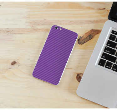Vijolična barva z nalepkami za iphone - TenStickers