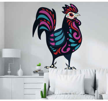 メキシコのオンドリ農場の動物のウォールステッカー - TENSTICKERS