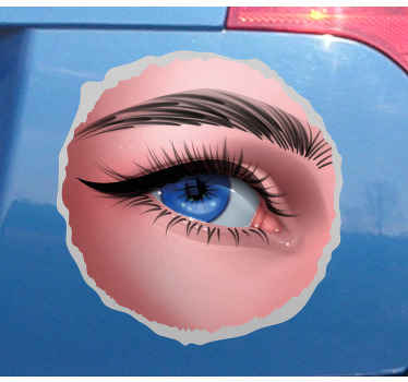 Autoaufkleber Realistische augen spähen Design - TenStickers