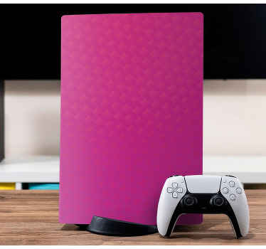PS5 Aufkleber Rosa kohlenstoff - TenStickers