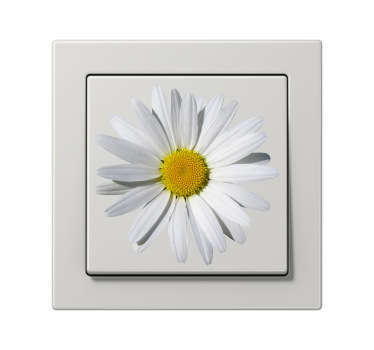Sticker interrupteur marguerite - TenStickers