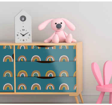 Celestial, mystical rainbow furniture  decal - TenStickers