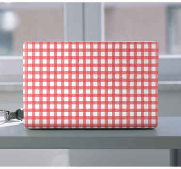 Rdeča preverjena dekoracija nalepka za kožo prenosnika - TenStickers