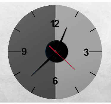 Autocolantes relógios Fantasticamente parecendo duas cores - TenStickers