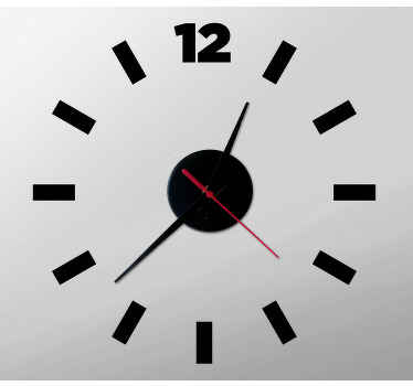 Autocolantes relógios Tempo incrível é doze - TenStickers