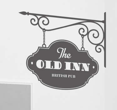 Den gamle kro på pubber - TenStickers