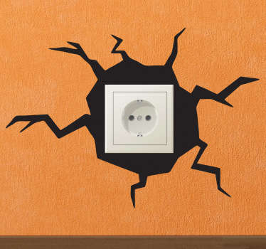 Loch Lichtschalter Wandtattoo Schlafzimmer - TenStickers