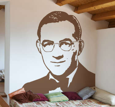 Se és fã de Jazz deverás conhecer Benny Goodman. Se o quiseres homenagear temos este autocolante decorativo para você puder fazê-lo.