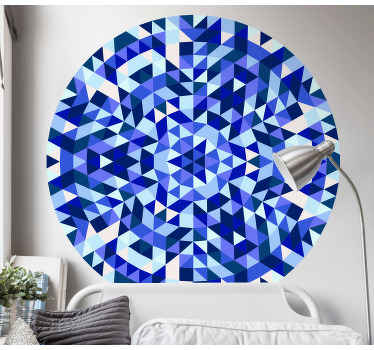 Kaleidoscope mandala wall sticker - TenStickers