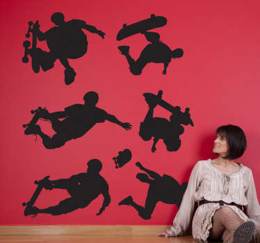 Skateboarder Wall Stickers - TenStickers