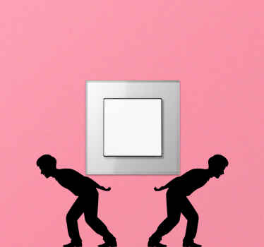 Naklejka na kontakt próbując podnieść - TenStickers