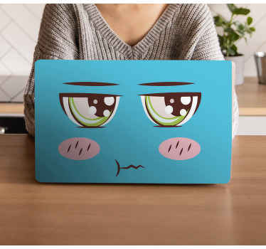 Autocolante para PC Desenho engraçado de olhos de desenho animado - TenStickers