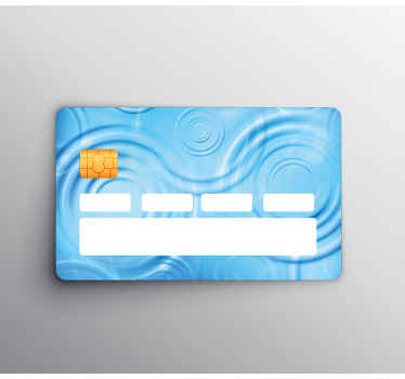 Naklejka na kartę Realistyczny efekt wody - TenStickers