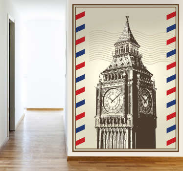 London Big Ben Wall Sticker - TenStickers