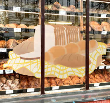 Adesivo decorativo pane a fette - TenStickers