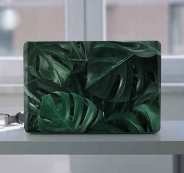 Lush Tropical Leaves laptop skin - TenStickers