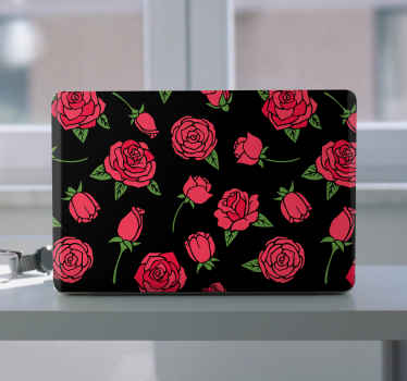 Floral Motif Arrangement laptop skin - TenStickers