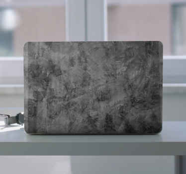 Karanlık soyut kağıt kolaj dizüstü bilgisayar derileri - TenStickers