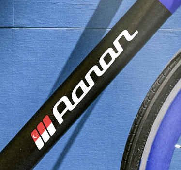 Singapore flag custom name  bike decal - TenStickers