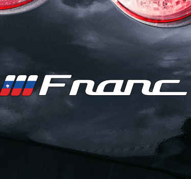 Nalepka pravokotnik slovenska zastava ime po meri - TenStickers