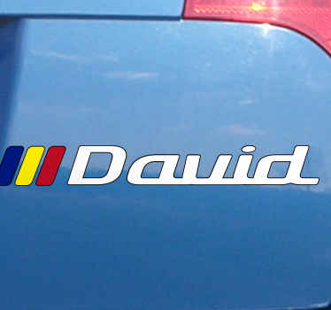 Autocolant auto steag dreptunghi drept steag dreptunghi român - TenStickers