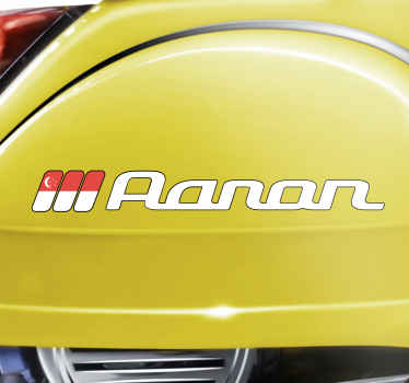 Singapore flag custom name  motorcycle decal - TenStickers