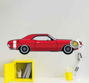 Pegatina coche Gran muscle car - TenVinilo