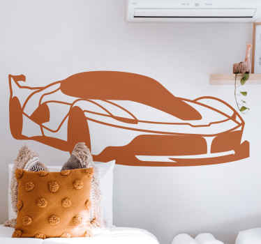 Stylish Sport Car vehicle sticker - TenStickers