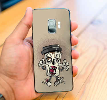 Silly Skeleton Figure Samsung stickers - TenStickers
