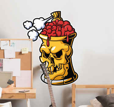 Skull Candy Container object sticker - TenStickers