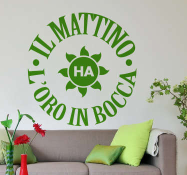 Sticker decorativo il mattino - TenStickers