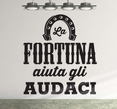 Sticker decorativo la fortuna - TenStickers