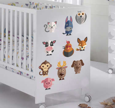Kids Animal Decal Collection - TenStickers