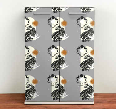 Astro leopard design furniture sticker - TenStickers