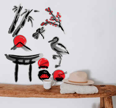 Serene Nature Elements wall sticker - TenStickers